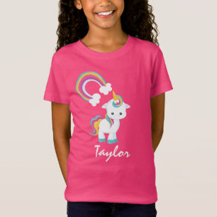 Niedlicher und kundenspezifischer Unicorn T-Shirt