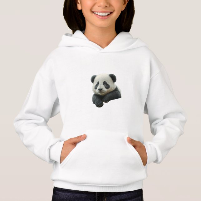 niedlicher und kuscheliger Panda Hoodie (Vorderseite)