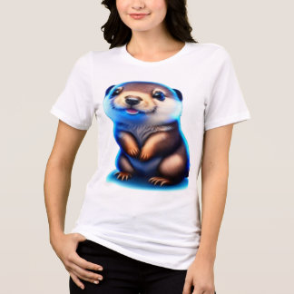 Niedlicher und Lässiger T - Shirt für Panda Liebha