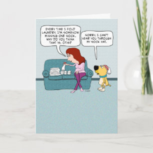 Niedlicher und lustiger Hund zum Geburtstag mit So Karte