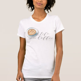 Niedlicher und lustiger Kaffee-T - Shirt