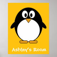 Niedlicher und moderner Cartoon Pinguin