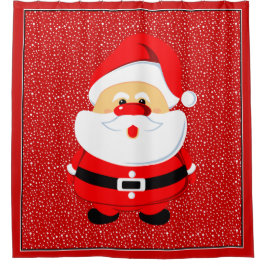 Niedlicher und skurriler Weihnachtsgebrauch Duschvorhang