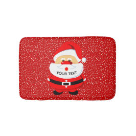 Niedlicher und skurriler Weihnachtsmann, Weihnacht Badematte
