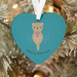 Niedlicher und sonniger, erlesener Otter Ornament