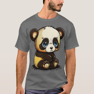 Niedlicher und trauriger Panda-Bär Wo ist mein Bam T-Shirt