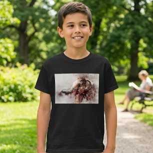 Niedlicher und verspielter asiatischer Elefantenba T-Shirt