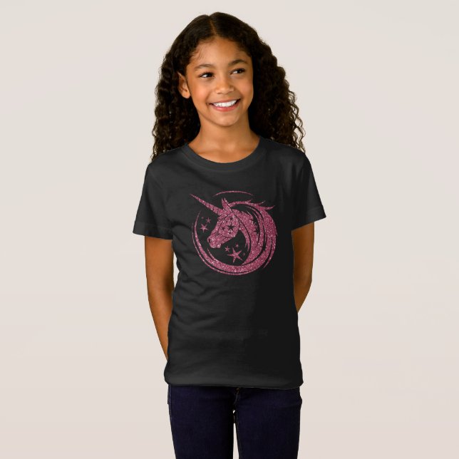 Niedlicher Unicorn T-Shirt (Vorne ganz)