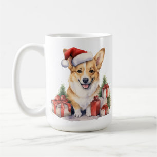 NIEDLICHER URLAUB CHRISTMAS PEMBROKE WELSH CORGI KAFFEETASSE