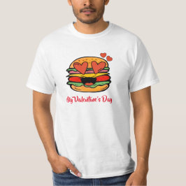 Niedlicher Valentinburger T-Shirt