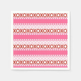 Niedlicher Valentine Serviette