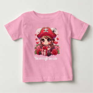 Niedlicher Valentinstag Baby T-shirt