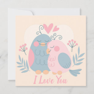 Niedlicher Valentinstag Feiertagskarte