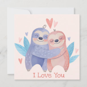Niedlicher Valentinstag Feiertagskarte