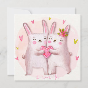 Niedlicher Valentinstag Feiertagskarte
