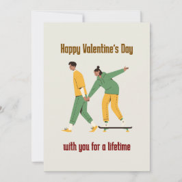 Niedlicher Valentinstag Feiertagskarte