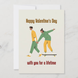Niedlicher Valentinstag Feiertagskarte