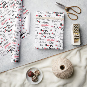 Niedlicher Valentinstag Geschenkpapier