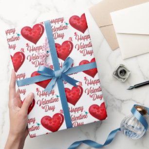 Niedlicher Valentinstag Geschenkpapier