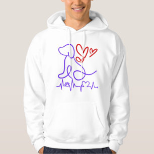 Niedlicher Valentinstag Hoodie