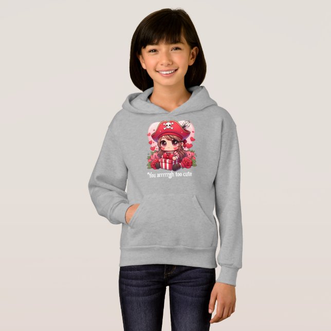 Niedlicher Valentinstag Hoodie (Vorne ganz)