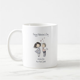 Niedlicher Valentinstag Kaffeetasse