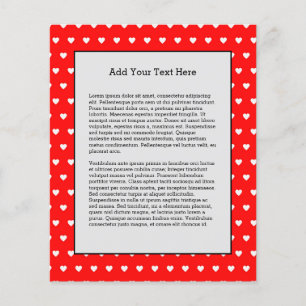 Niedlicher Valentinstag Liebe Flyer