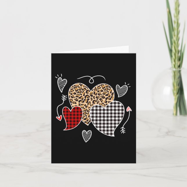 Niedlicher Valentinstag Liebe Herzstück Girls Kind Karte (Vorderseite)