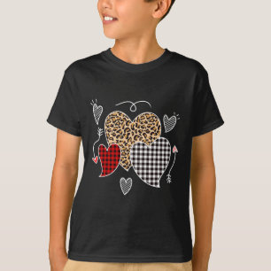 Niedlicher Valentinstag Liebe Herzstück Girls Kind T-Shirt