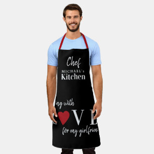Niedlicher Valentinstag Liebe Schürze
