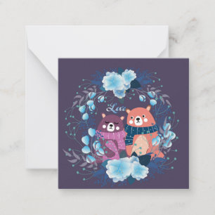 Niedlicher Valentinstag Mitteilungskarte