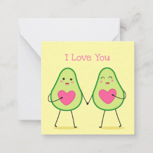 Niedlicher Valentinstag Mitteilungskarte