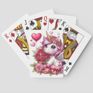 Niedlicher Valentinstag Spielkarten