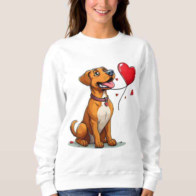Niedlicher Valentinstag Sweatshirt (Vorderseite)