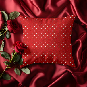 Niedlicher Valentinstag Tiny Red Hearts Kissen