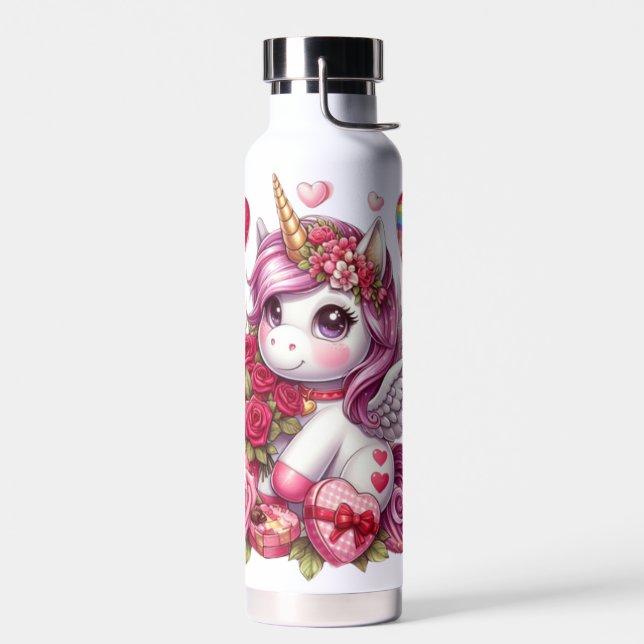 Niedlicher Valentinstag Trinkflasche (Links)