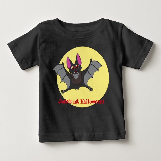 Niedlicher Vampir Baby T-shirt (Vorderseite)
