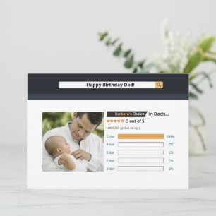 Niedlicher Vater Geburtstagskarte für Vater Karte