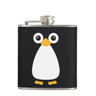 Niedlicher vektorPenguin Flachmann