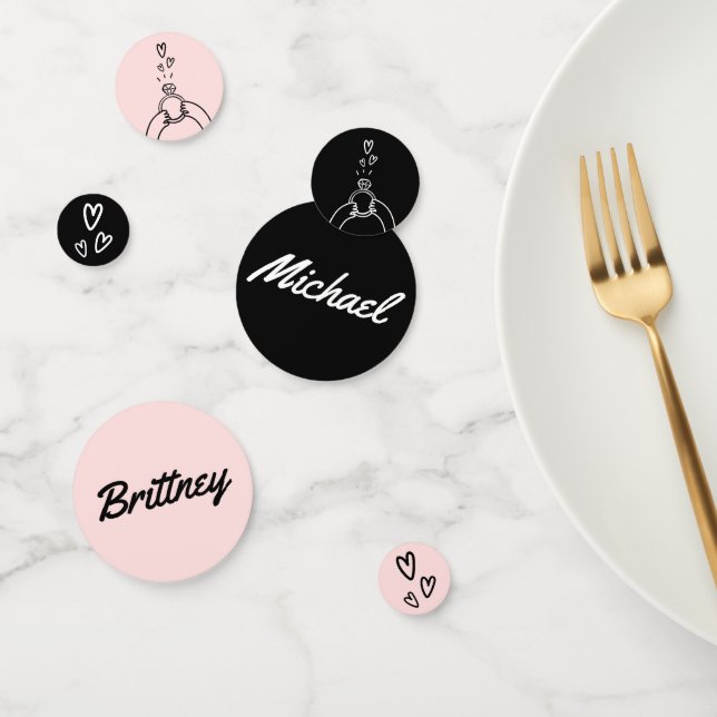 Niedlicher Verlobung Konfetti (Gruppe)