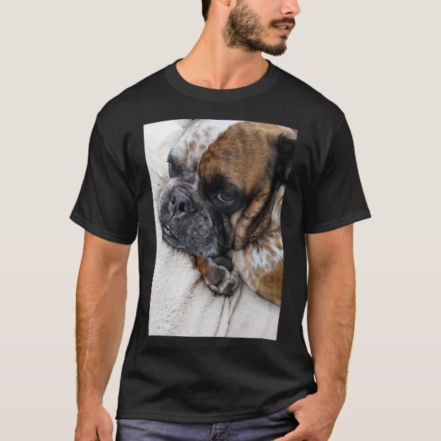 Niedlicher Viktorianischer Bulldog Foto T - Shirt (Vorderseite)