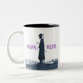 Niedlicher Viktorianischer Menschentraum glaubte Z Zweifarbige Tasse