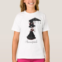Niedlicher Viktorianischer Steampunk Goth Girl & P