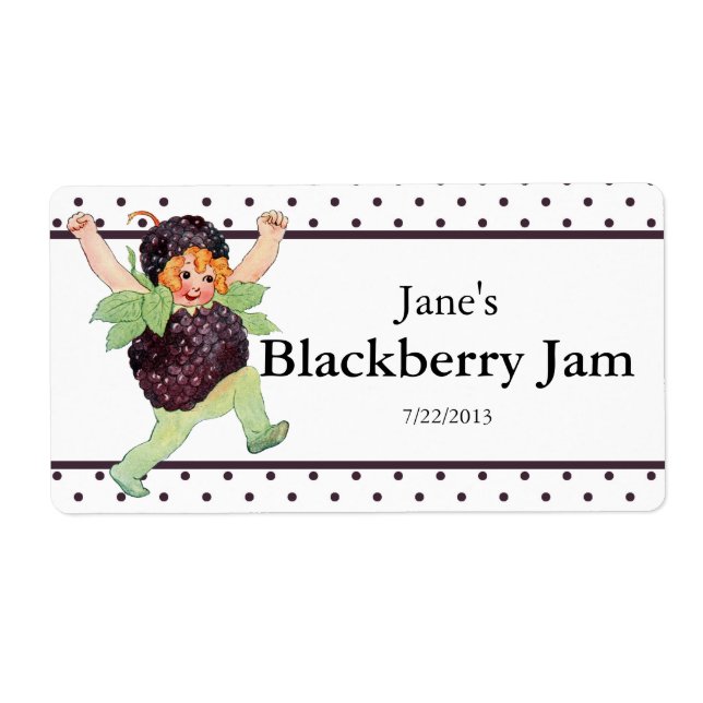Niedlicher Vintager BlackBerry-Jam (Vorne)