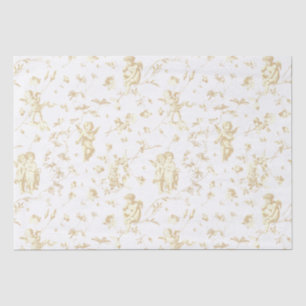 Niedlicher Vintager Cherub Cupid Angeln Seidenpapier