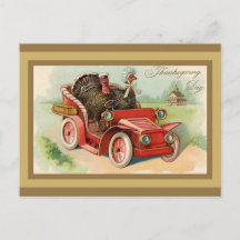 Niedlicher Vintager Erntedank der Türkei