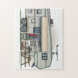 Niedlicher Vintager fünftes Puzzle