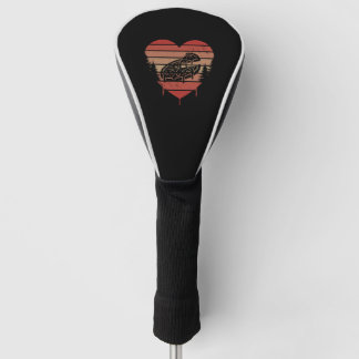 Niedlicher Vintager Herzschlag Pizzeria Valentine Golf Headcover