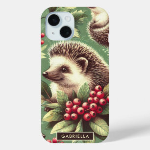 Niedlicher Vintager Igel Muster Case-Mate iPhone Hülle