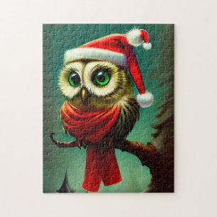 Niedlicher Vintager Weihnachtsfeiertag Puzzle